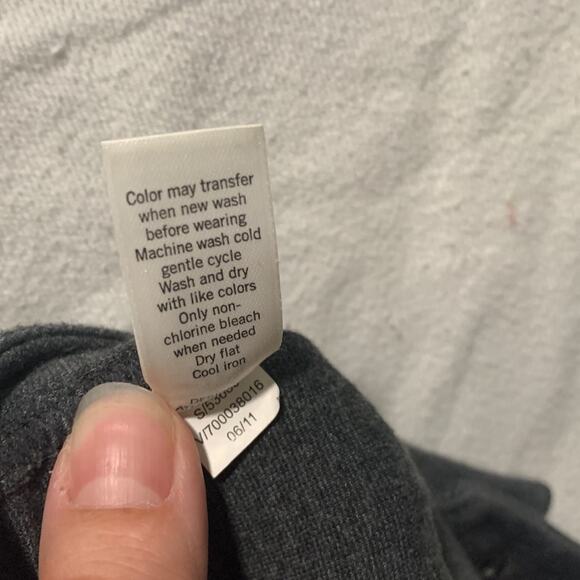 Athleta womens size 6 tall gray cargo relaxed pants skinny khaki - Picture 11 of 11